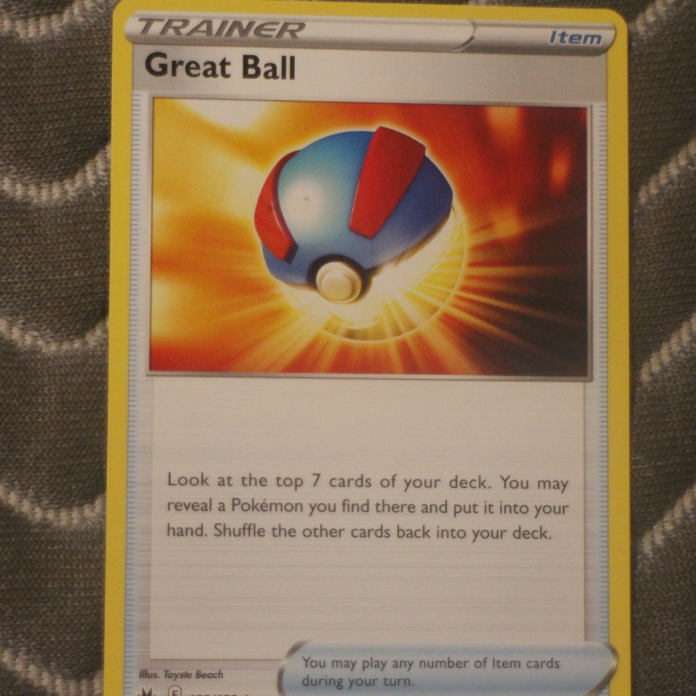 Great Ball Trainer Card